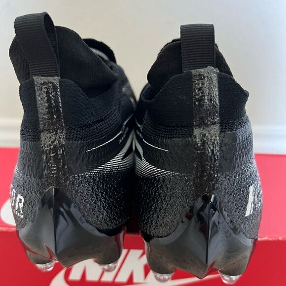 Nike Vapor Edge 360 Elite Flyknit Cleats Black White Detach - Picture 5 of 10